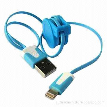 Retractable Lighting USB Sync and Charger Cable for iPhone 5